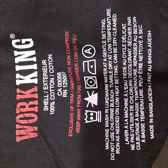 Work King camouflage pants khaki 42x32 - Picture 5 of 5